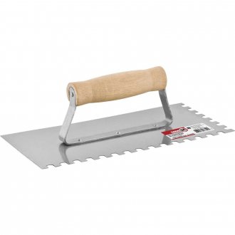 Desempenadeira de a�o dentada, 255 mm x 120 mm, NOVE54