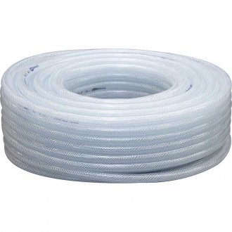 Mangueira PVC cristal tran�ada, PTN, 250 libras,  3/8
