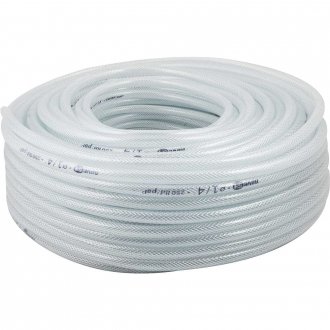 Mangueira PVC cristal tran�ada, PTN, 250 libras,  5/16