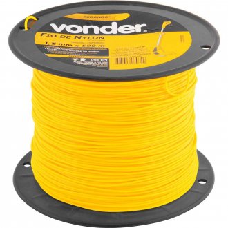 Fio de nylon, 1,8 mm x 500 m, redondo, VONDER