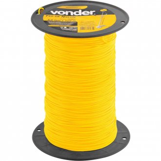 Fio de nylon, 2,0 mm x 500 m, redondo, VONDER