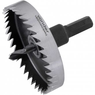 Serra copo de a�o r�pido, 75 mm, para inox, VONDER
