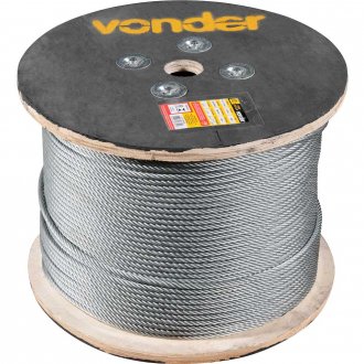 Cabo de a�o galvanizado, alma de fibra, 11,10 mm - 7/16