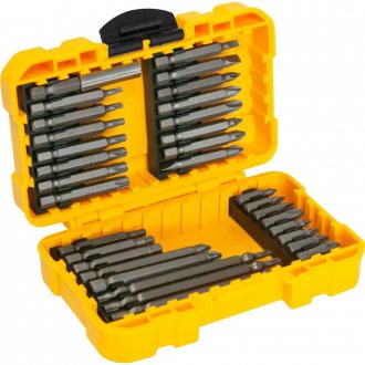 Jogo de bits/ponteiras, com 32 pe�as, encaixe sextavado de 1/4