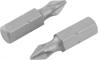Bits/ponteira phillips S2, encaixe 1/4