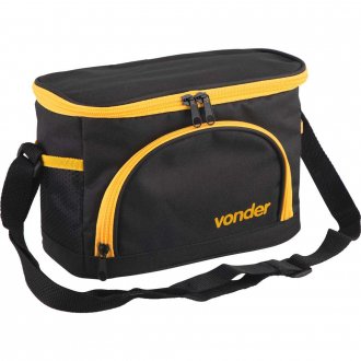 Bolsa t�rmica, 5 litros, preta e amarela, VONDER