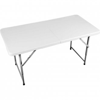 Mesa dobr�vel retangular, 120 cm, branca, VONDER