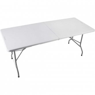 Mesa dobr�vel retangular, 180 cm, branca, VONDER