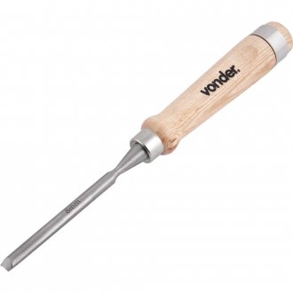 Form�o goivado 8 mm, com cabo de madeira, VONDER
