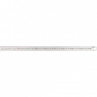 Escala de a�o inox, 500 mm, r�gida, VONDER