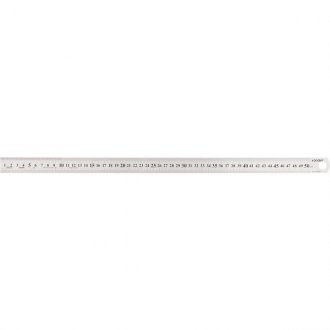 Escala de a�o inox, 1.000 mm, r�gida, VONDER