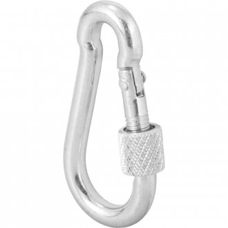 Mosquet�o com trava, roscada, 4 mm x 40 mm, VONDER