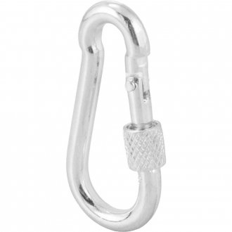 Mosquet�o com trava, roscada, 5 mm x 50 mm, VONDER