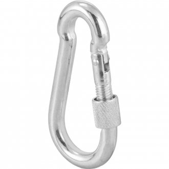 Mosquet�o com trava, roscada, 7 mm x 70 mm, VONDER