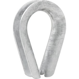 Anilha/sapatilho para cabo de a�o, 7,94 mm - 5/16