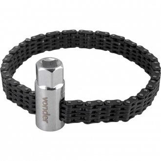 Saca-filtro de �leo, com corrente dupla ajust�vel at� 143 mm VONDER