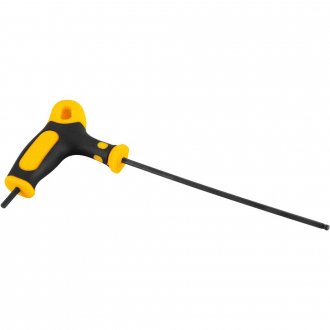 Chave hexagonal (allen) abaulada longa, 2,5 mm, cabo T, VONDER