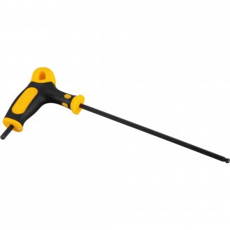 Chave hexagonal (allen) abaulada longa, 4 mm, cabo T, VONDER