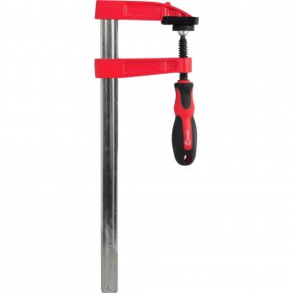 Grampo tipo sargento 300 mm x 80 mm, com ranhuras, NOVE54