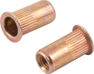 Rebite de rosca em a�o carbono, rosca M3 x 8,8 mm, cabe�a pequena, VONDER