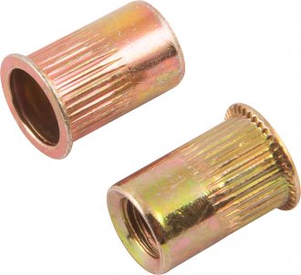 Rebite de rosca em a�o carbono, rosca M6 x 15,0 mm, cabe�a pequena, VONDER