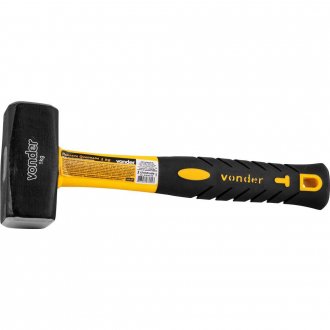 Marreta quadrada, 1,0 kg, com cabo de fibra, VONDER