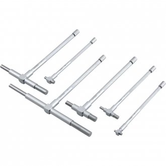 Calibrador telesc�pico, 8 mm a 150 mm, jogo com 6 pe�as, VONDER