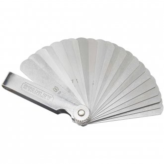 C�libre de folga 0,038 mm a 1,00 mm com 25 l�minas, 78-212, STANLEY