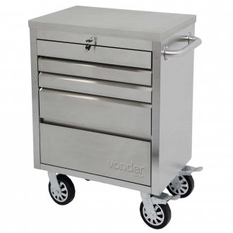 Carro em a�o inox para ferramentas com 5 gavetas CFI 550 VONDER PLUS