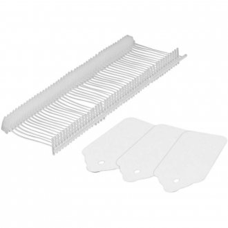 Pino pl�stico de 25 mm e etiquetas para aplicador AEV 10, caixa com 5.500 pe�as, VONDER