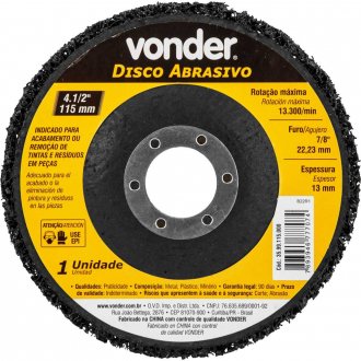 Disco abrasivo 4.1/2