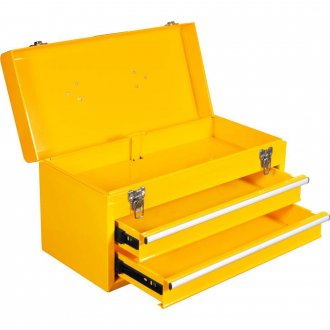 Gabinete para ferramentas, 2 gavetas, amarelo, VONDER