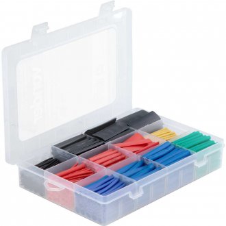 Tubos isolantes termorretr�teis, jogo com 560 pe�as, VONDER