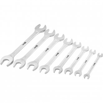 Jogo de chaves fixas, c/ suporte pl�stico, 6 mm a 22 mm, a�o carbono, NOVE54