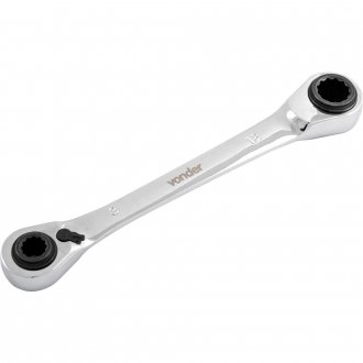 Chave estrela com catraca revers�vel, 8 mm x 10 mm e 12 mm x 13 mm, VONDER