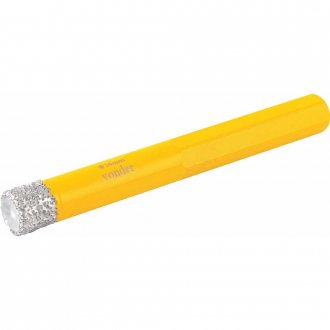 Serra copo diamantada 10 mm, com haste, refrigerada, VONDER