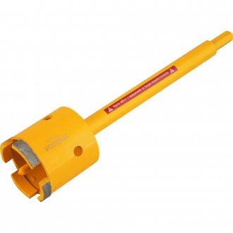 Serra copo diamantada 53 mm, com haste, VONDER