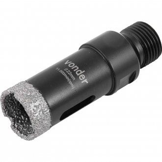 Serra copo diamantada, 22 mm, para esmerilhadeira, VONDER