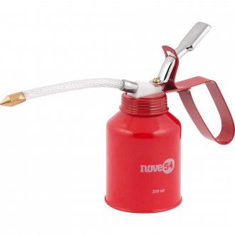 Almotolia met�lica, 250 ml, extens�o flex�vel, NOVE54
