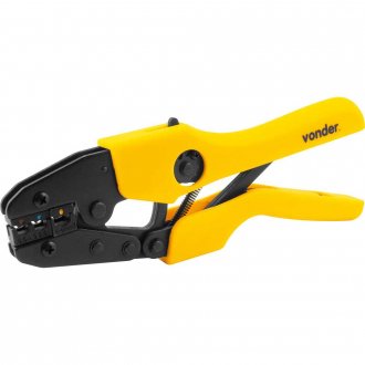 Alicate prensa terminais, pr�-isolado, 0,5 mm� a 6,0 mm�, AP 056, VONDER