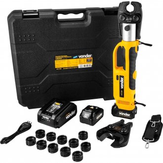 Alicate cortador e crimpador hidr�ulico a bateria ACC 400, VONDER