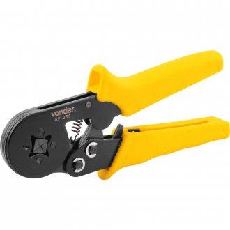 Alicate prensa terminais, tubular, 0,25 mm� a 6,0 mm�, AP 256, VONDER