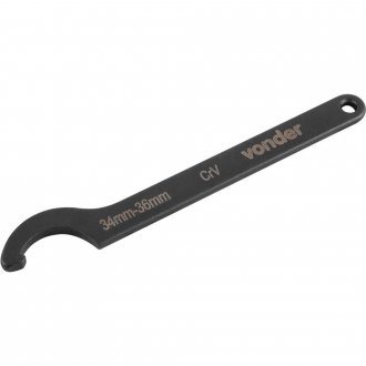 Chave gancho 34,0 mm a 36,0 mm, a�o cromo van�dio, VONDER