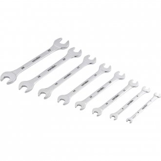 Jogo de chaves fixas, 6 mm a 22 mm cromadas, VONDER
