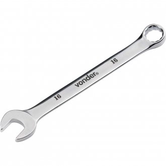 Chave combinada 16 mm, a�o cromo van�dio, reta cromada, VONDER