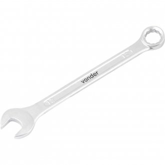 Chave combinada 12 mm, a�o cromo van�dio, reta, VONDER