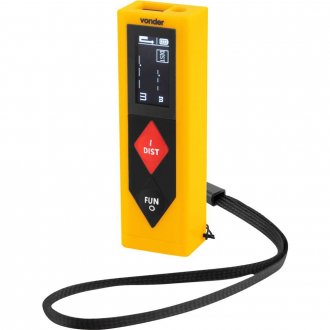 Medidor de dist�ncia a laser 30 m, compacto, VONDER