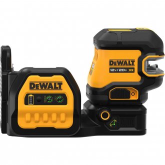 N�vel a laser, 2 linhas verdes, 85 metros, 12 V / 20 V MAX, sem bateria e sem carregador, DCLE34220GB DEWALT