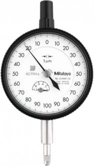Rel�gio comparador anal�gico 1 mm, 2109A.10 MITUTOYO