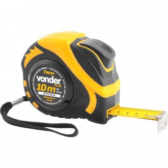 Trena curta de a�o, autotrava, 10 m x 25 mm, VONDER Plus